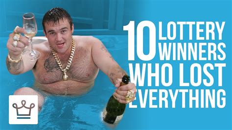 lottery winners who lost it all|10 Biggest Lottery Winners Who Lost Everything.